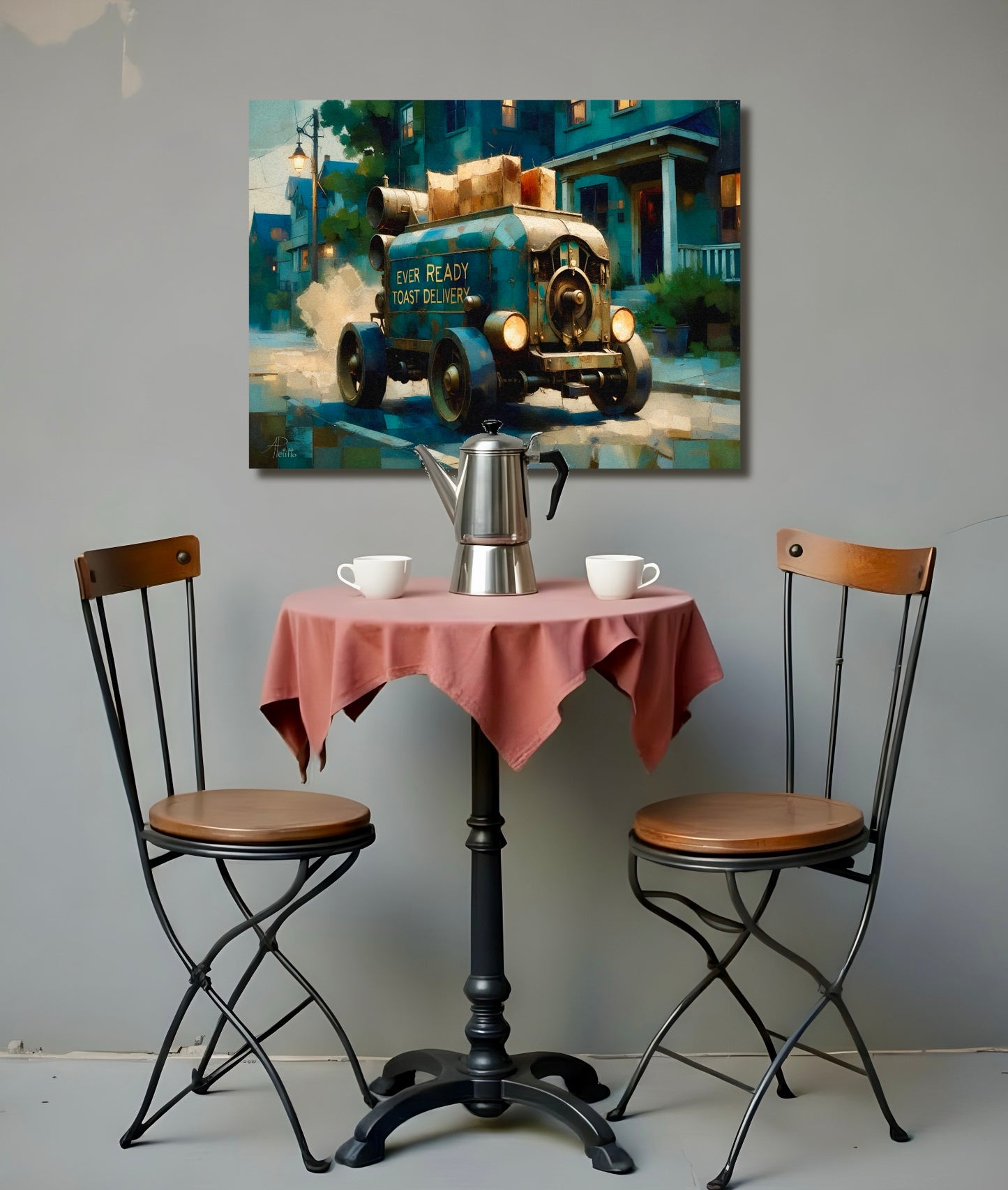 Toast Delivery: Wall Art, Brilliant High Quality Print on Rigid Aluminum Panel