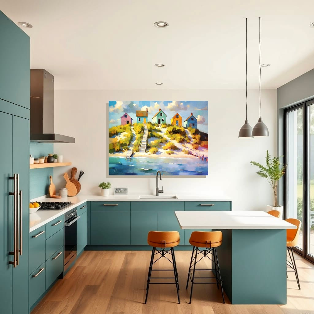 Cape Cottages: Wall Art, Limited Edition Brilliant High Quality Prints on Rigid Aluminum Panel