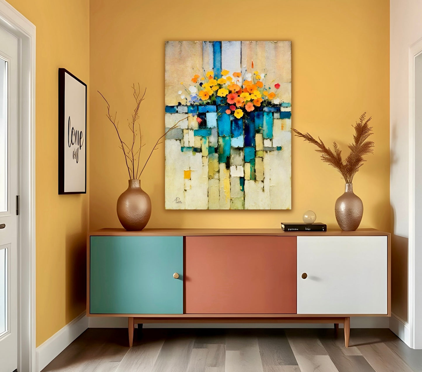 Over the Fence: Limited Edition Wall Art Print on Rigid Aluminum Panel