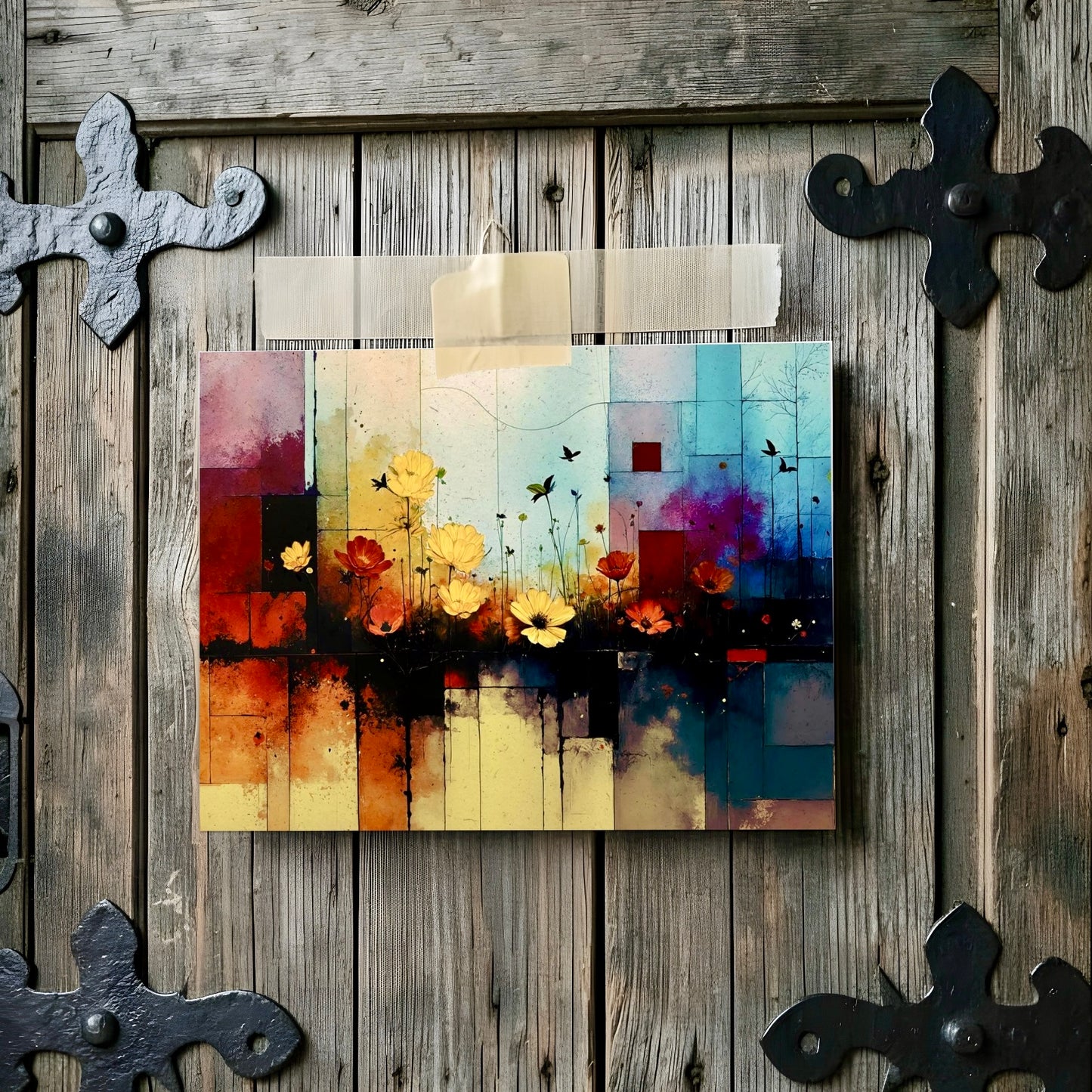 Floral Autumnal Greeting Cards – Pack of 10 Multipurpose Cards with Elegant Design