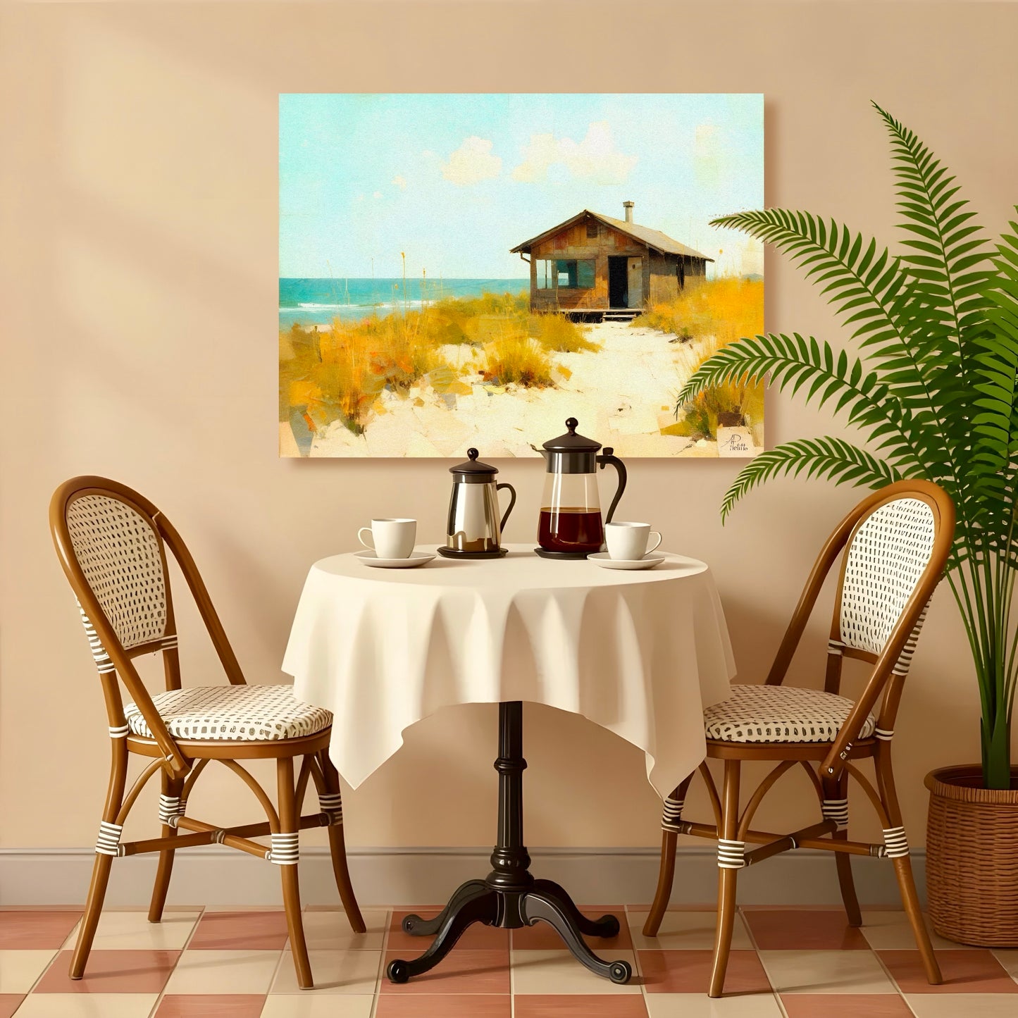 Dune Shack: Limited Edition Wall Art, Brilliant High Quality Print on Rigid Aluminum Panel