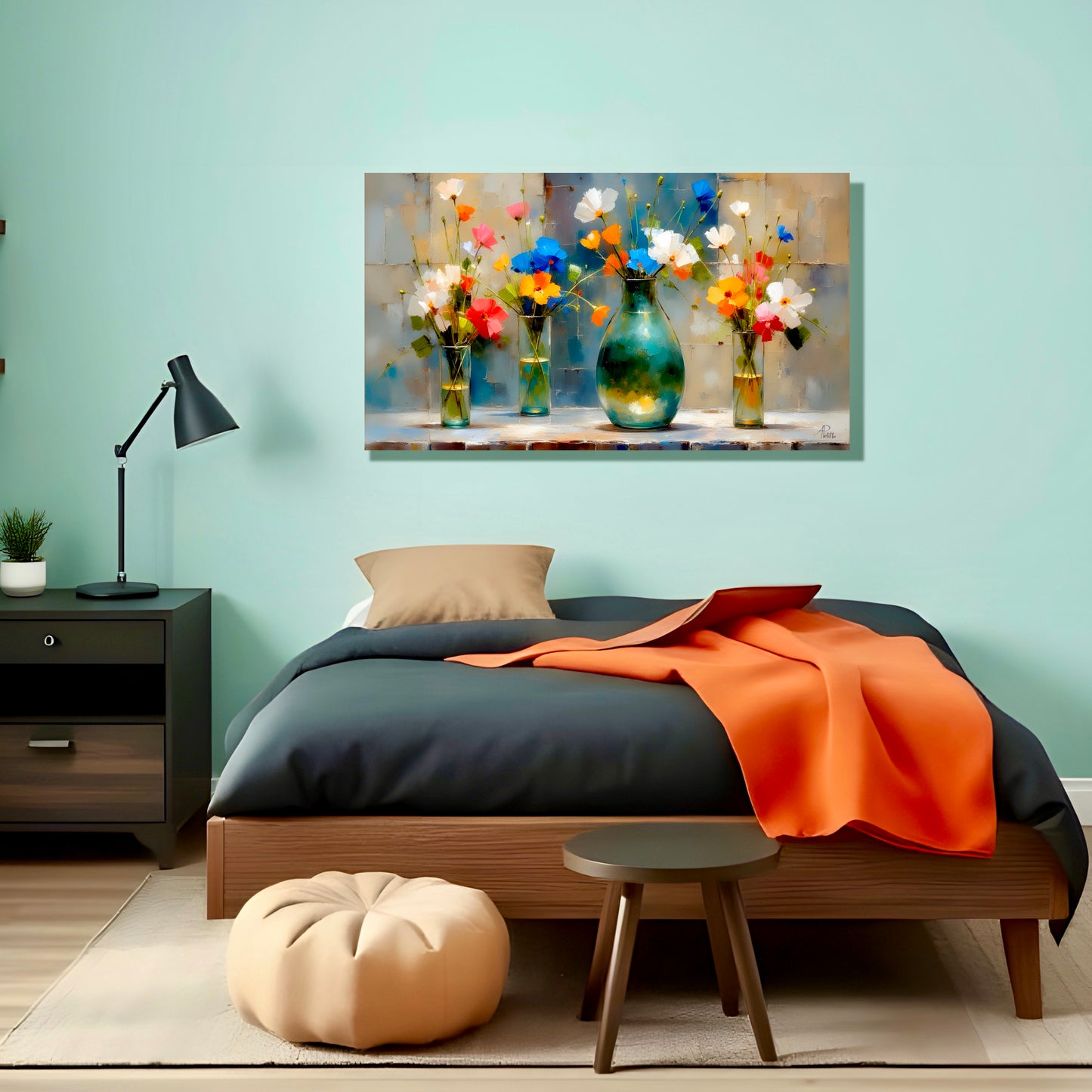 In From the Garden: Limited Edition Wall Art, Brilliant High Quality Print on Rigid Aluminum Panel