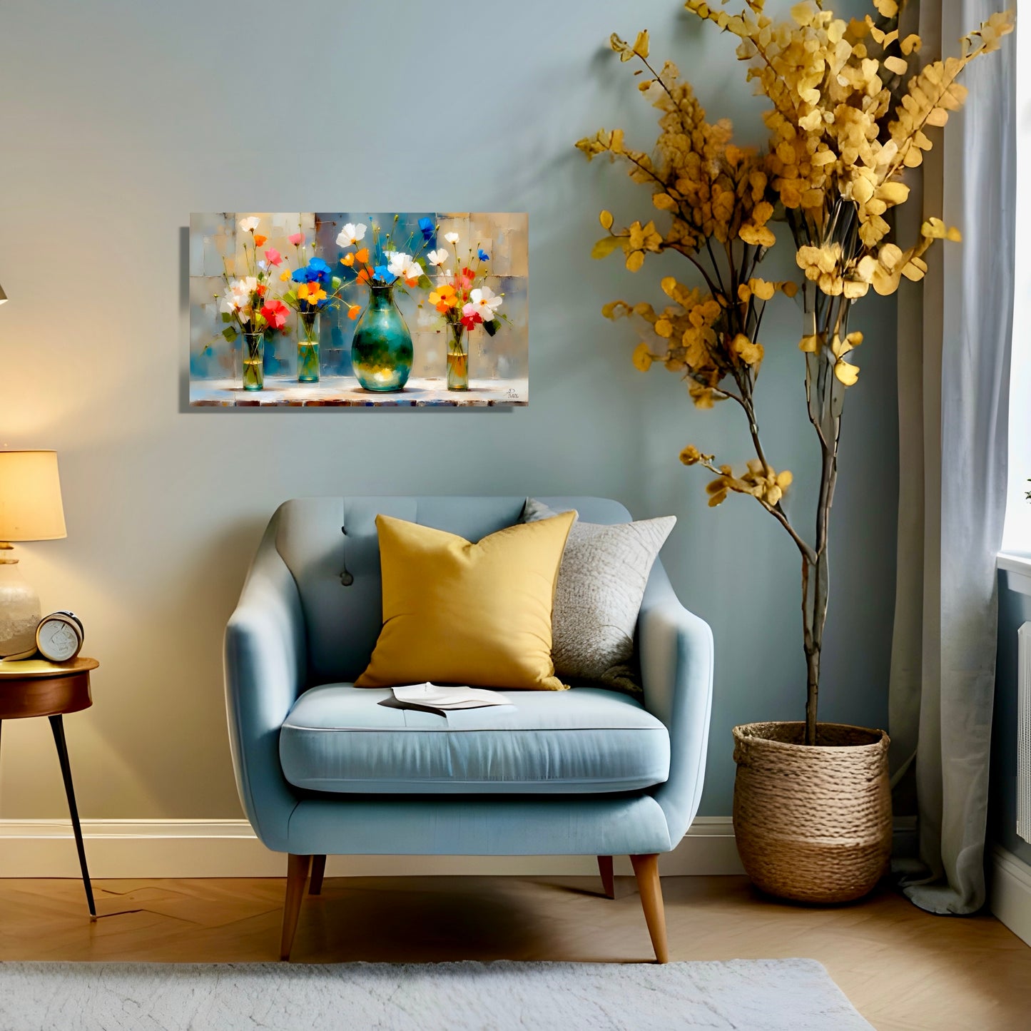 In From the Garden: Limited Edition Wall Art, Brilliant High Quality Print on Rigid Aluminum Panel