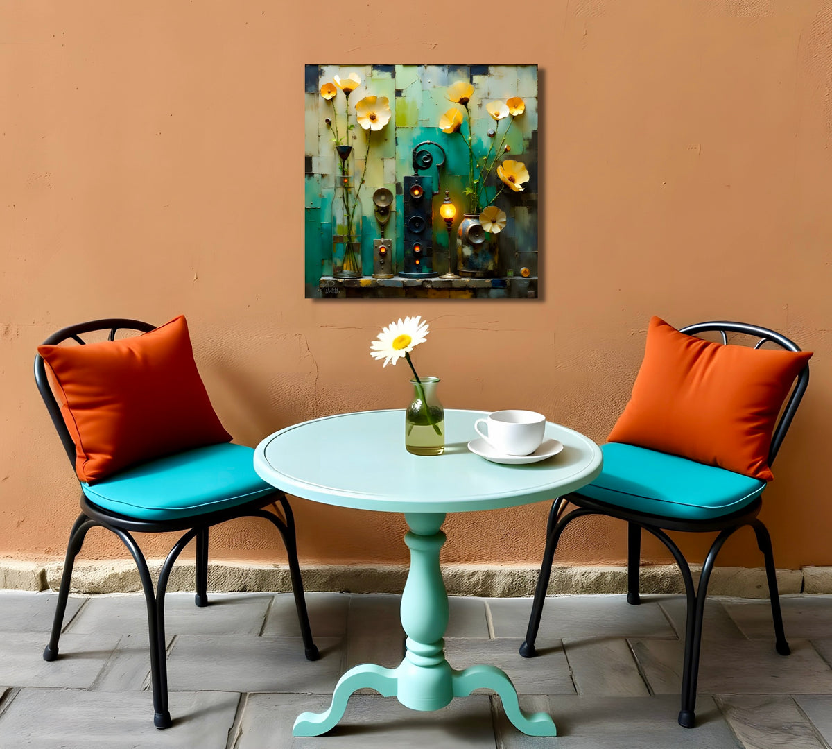 Power Plants: Wall Art, Brilliant High Quality Print on Rigid Aluminum Panel