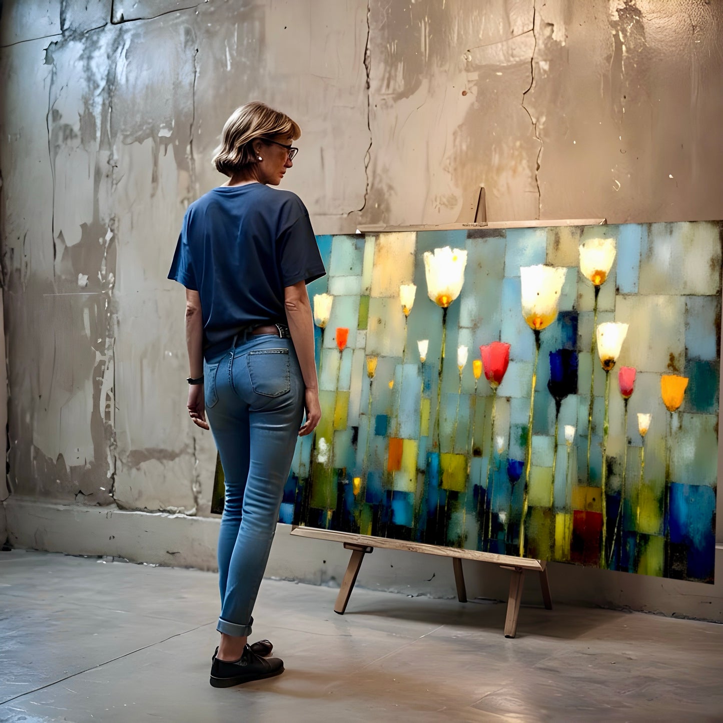 Tulip Dreams: Limited Edition Wall Art, Brilliant High Quality Print on Rigid Aluminum Panel