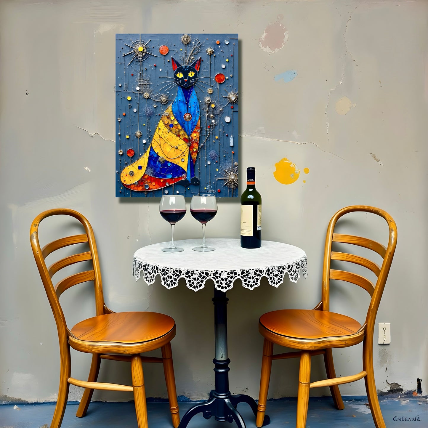Wizard in the Sky with Diamonds : Wall Art, Brilliant High Quality Print on Rigid Aluminum Panel