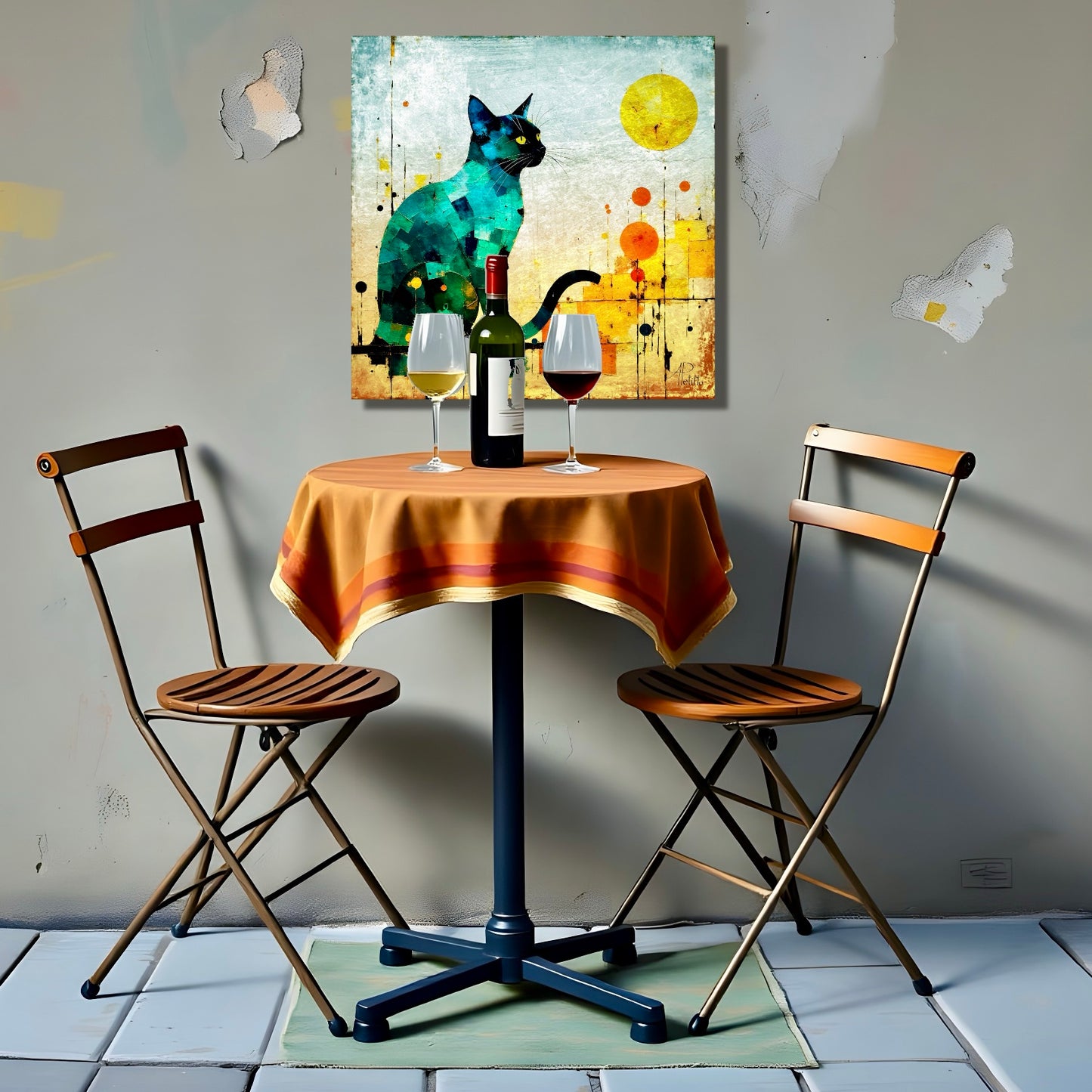 Pensive : Wall Art, Brilliant High Quality Print on Rigid Aluminum Panel