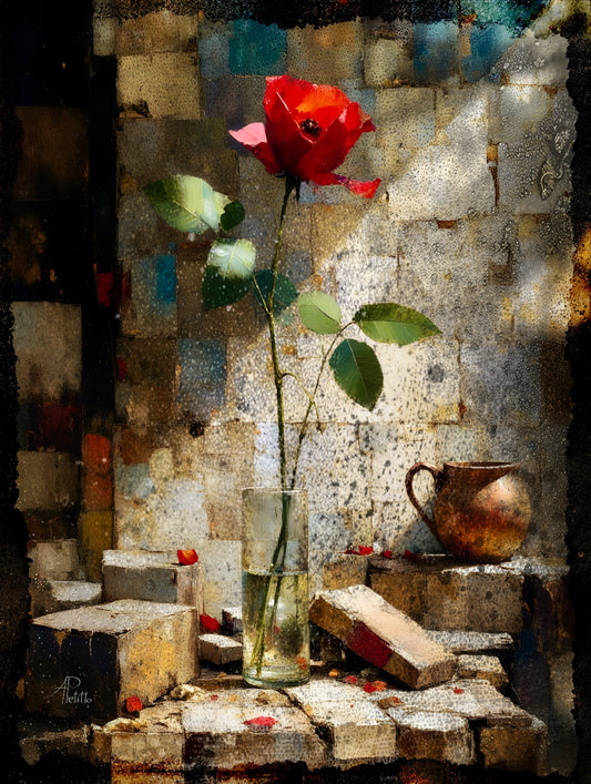 Love Finds a Way : Wall Art, Brilliant High Quality Print on Rigid Aluminum Panel