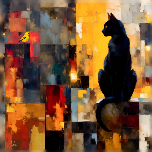 Face Off : Wall Art, Brilliant High Quality Print on Rigid Aluminum Panel