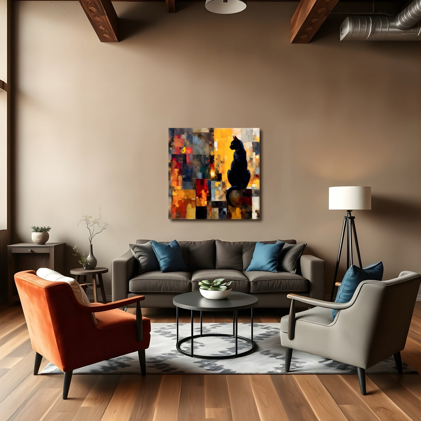 Face Off : Wall Art, Brilliant High Quality Print on Rigid Aluminum Panel