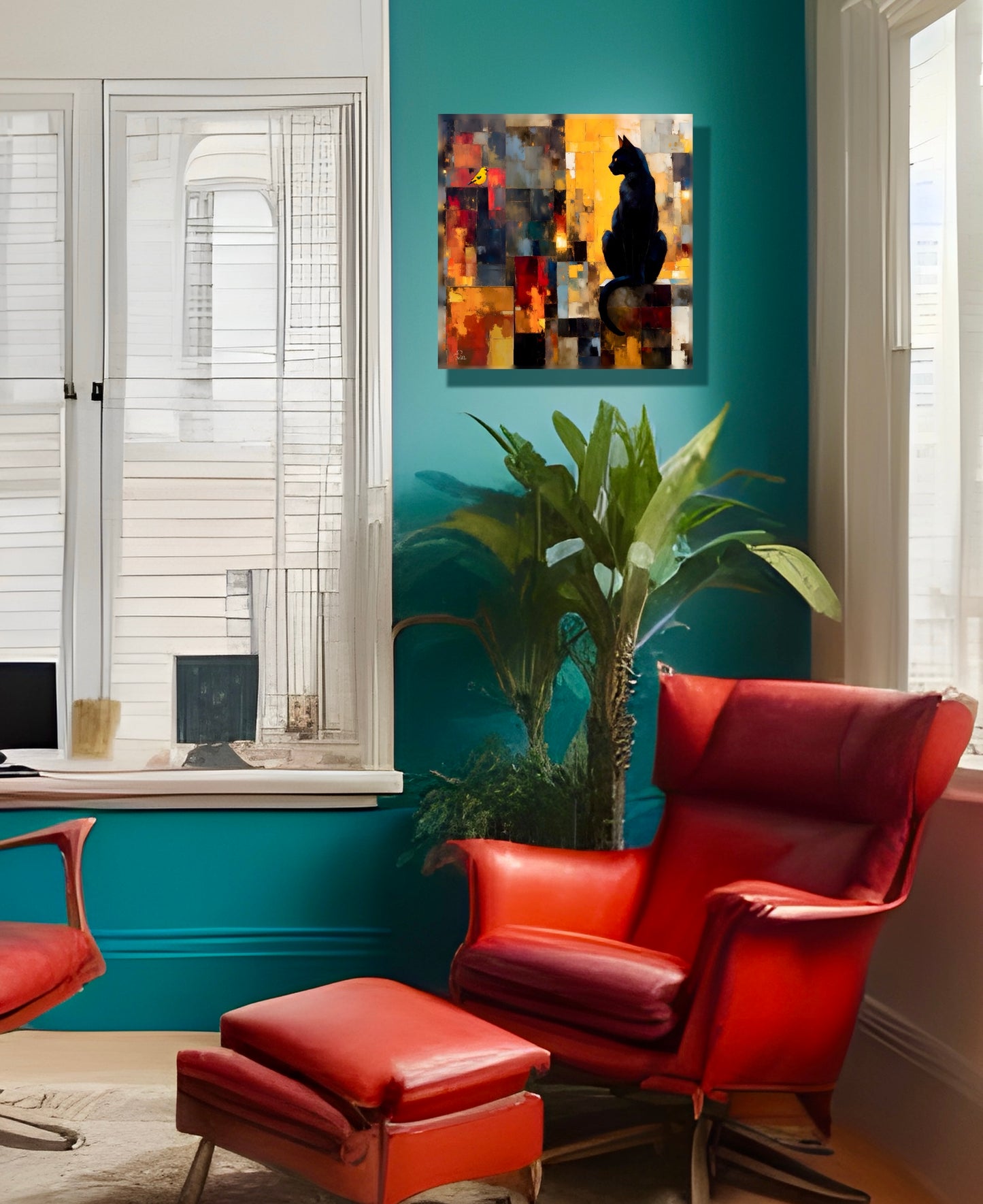 Face Off : Wall Art, Brilliant High Quality Print on Rigid Aluminum Panel