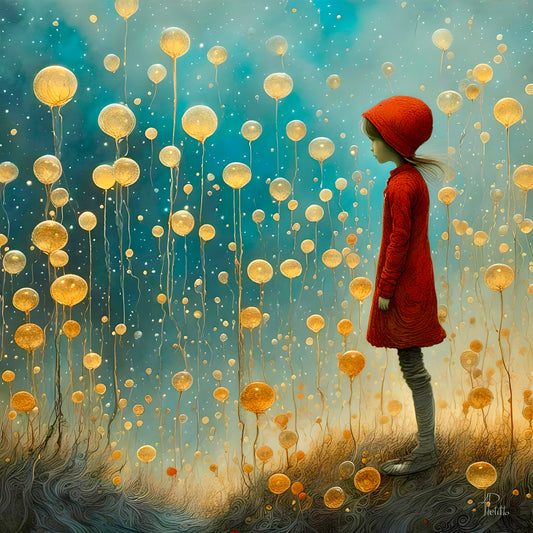 Youthful Dreams : Wall Art, Brilliant High Quality Print on Rigid Aluminum Panel