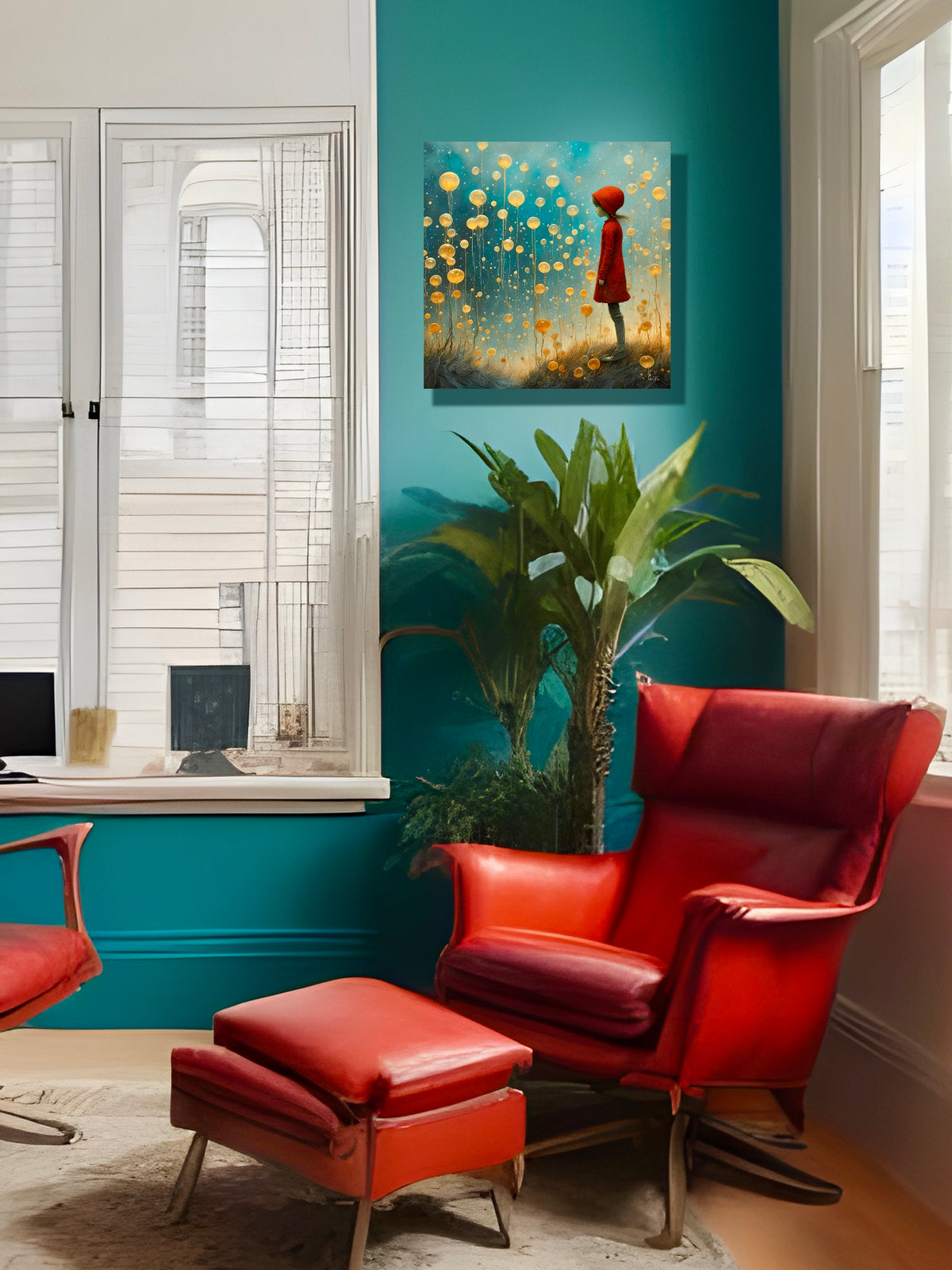 Youthful Dreams : Wall Art, Brilliant High Quality Print on Rigid Aluminum Panel
