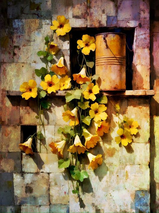 Honey from a Paint Can : Wall Art, Brilliant High Quality Print on Rigid Aluminum Panel