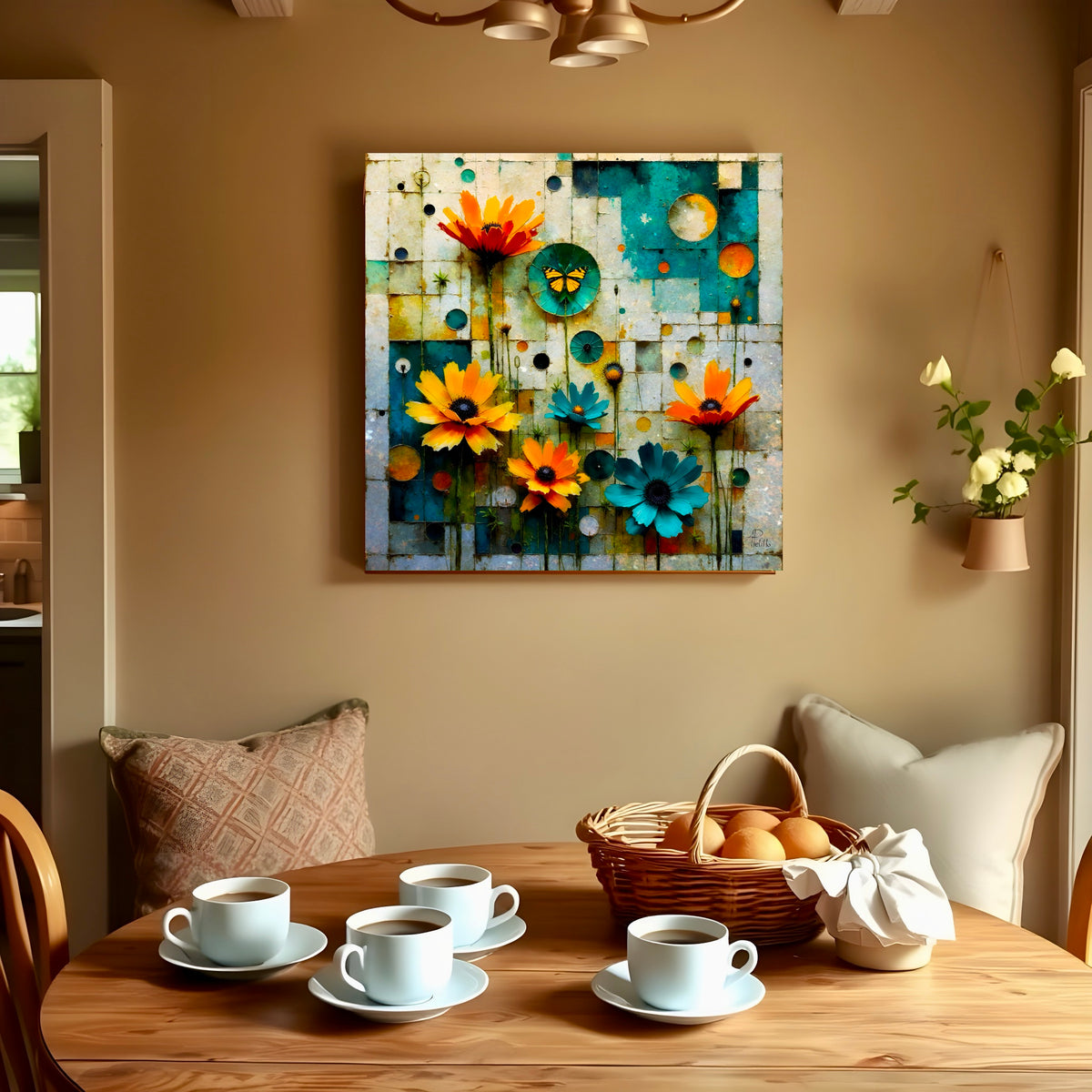 Curio Garden: Limited Edition Wall Art, Brilliant High Quality Print on Rigid Aluminum Panel