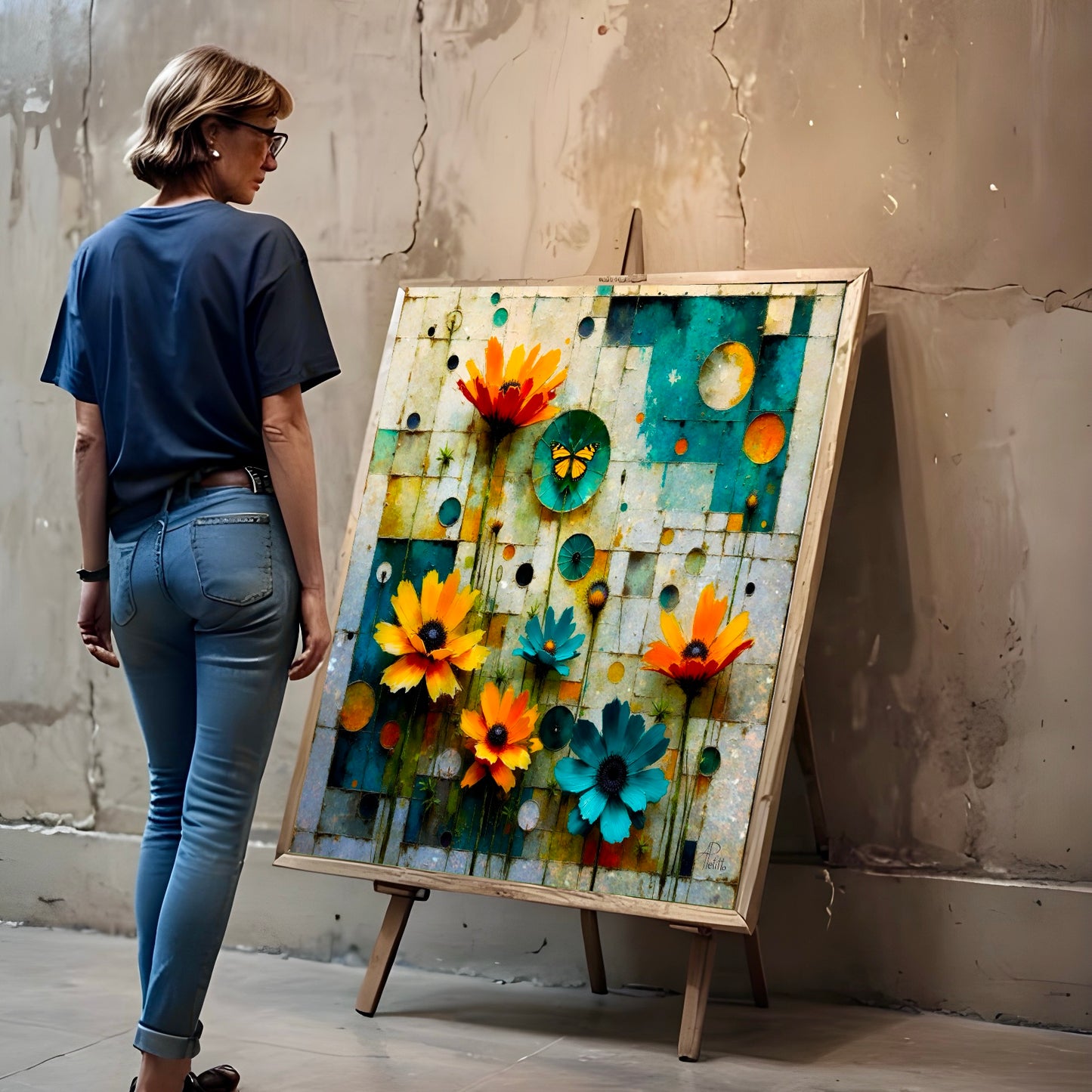 Curio Garden: Limited Edition Wall Art, Brilliant High Quality Print on Rigid Aluminum Panel