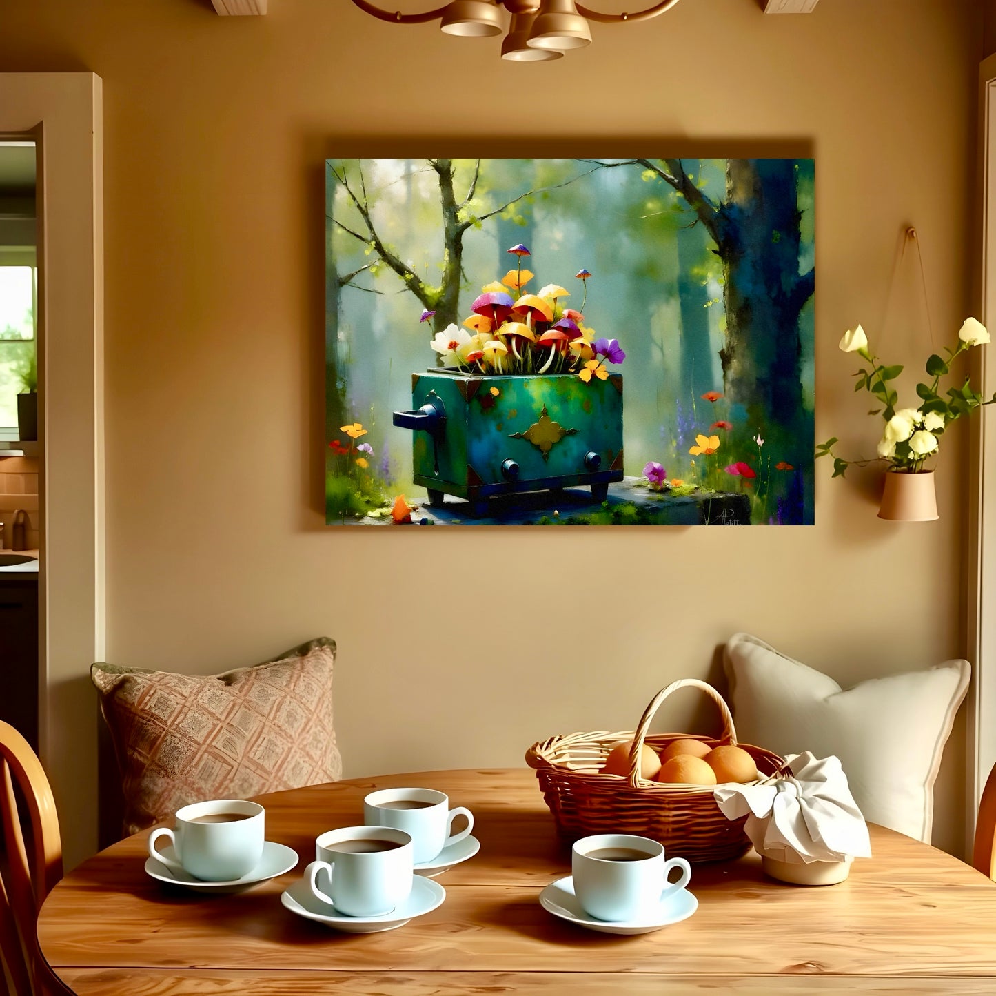 Recycled Toaster: Wall Art, Brilliant High Quality Print on Rigid Aluminum Panel