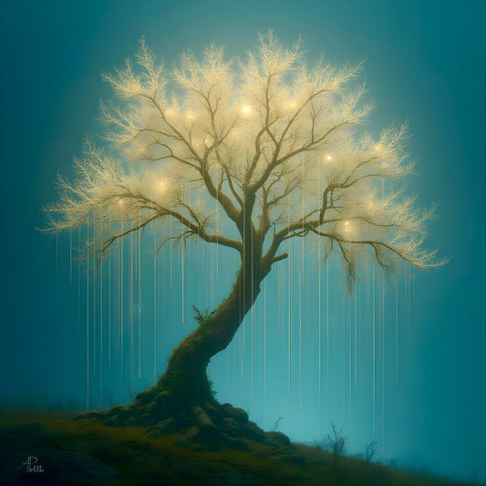 Light Rain : Wall Art, Brilliant High Quality Print on Rigid Aluminum Panel