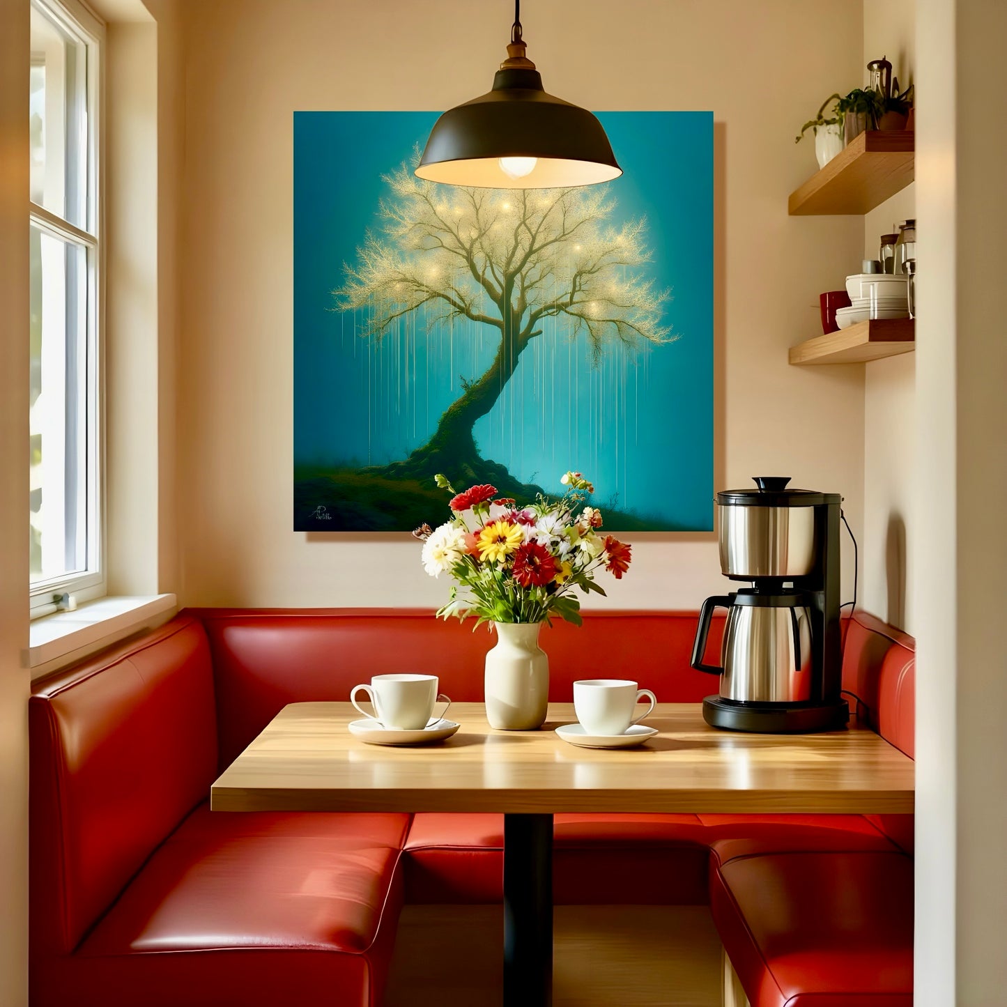 Light Rain : Wall Art, Brilliant High Quality Print on Rigid Aluminum Panel