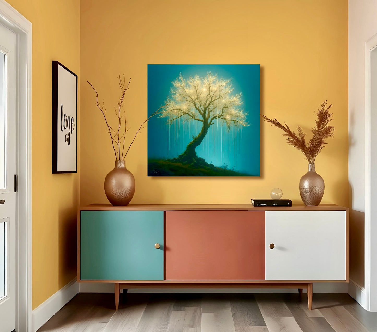 Light Rain : Wall Art, Brilliant High Quality Print on Rigid Aluminum Panel