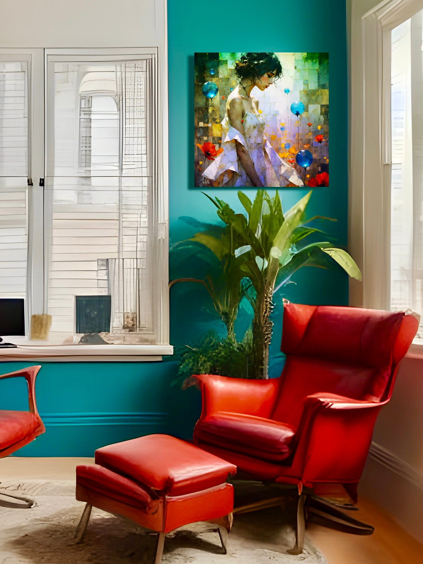 Broken April: Limited Edition Wall Art, Brilliant High Quality Print on Rigid Aluminum Panel