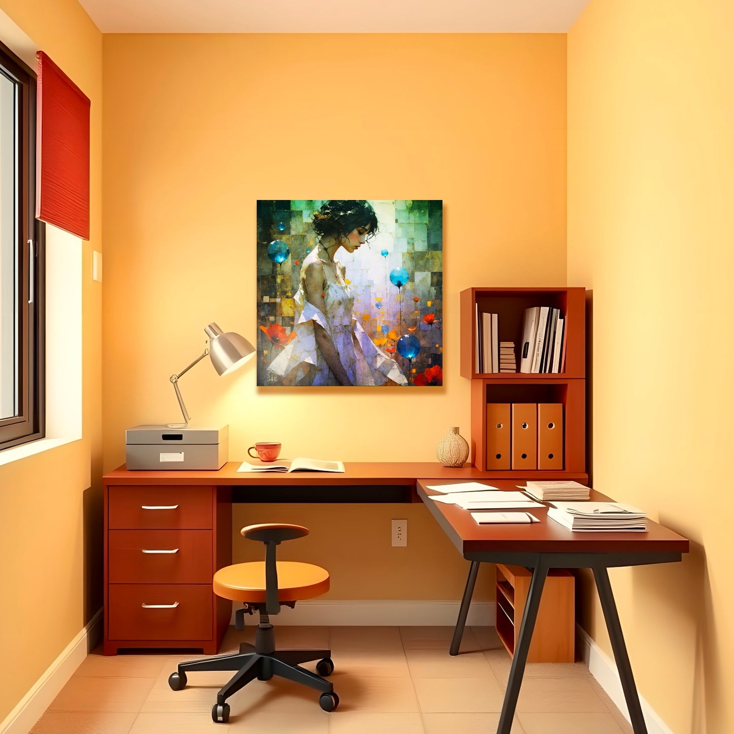 Broken April: Limited Edition Wall Art, Brilliant High Quality Print on Rigid Aluminum Panel