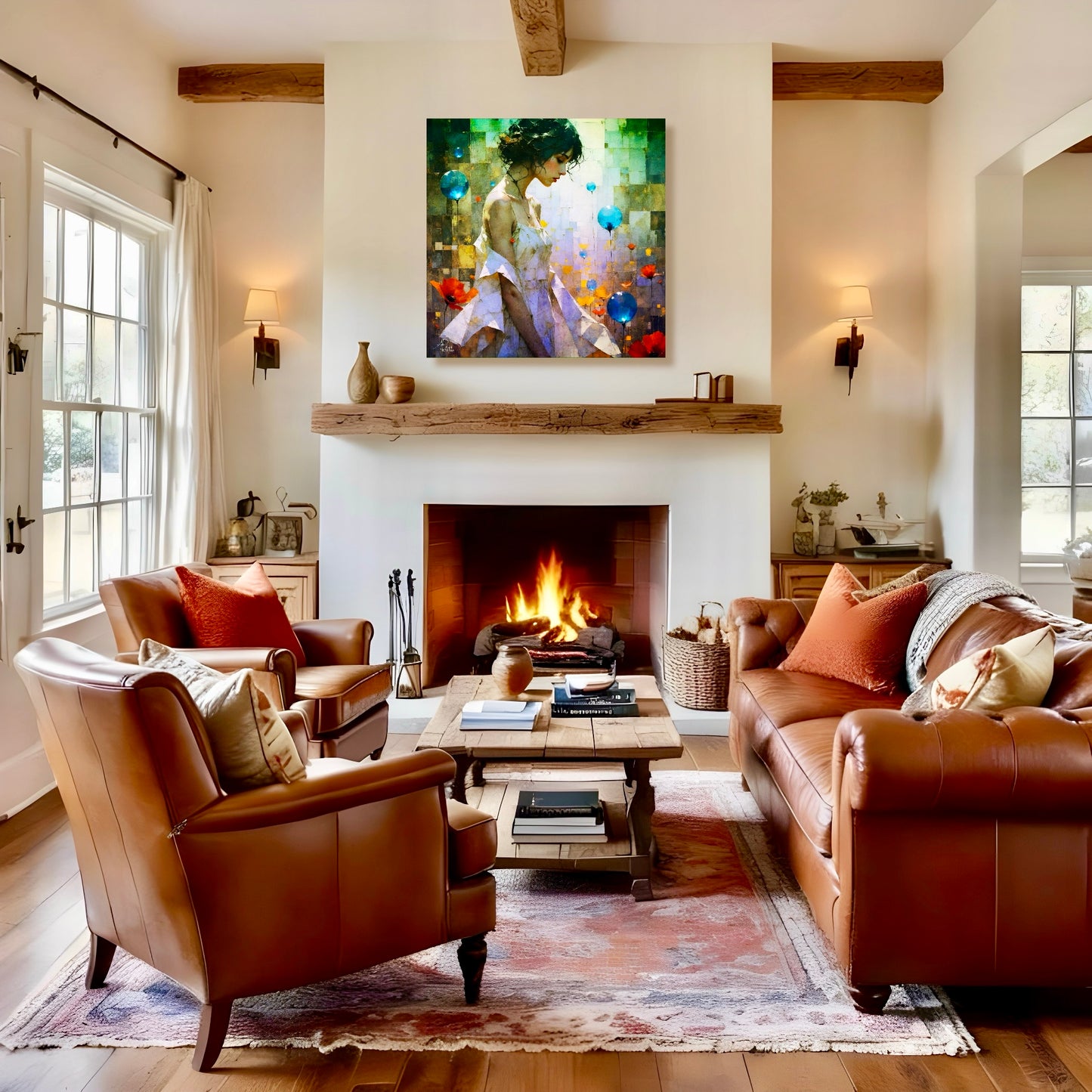 Broken April: Limited Edition Wall Art, Brilliant High Quality Print on Rigid Aluminum Panel