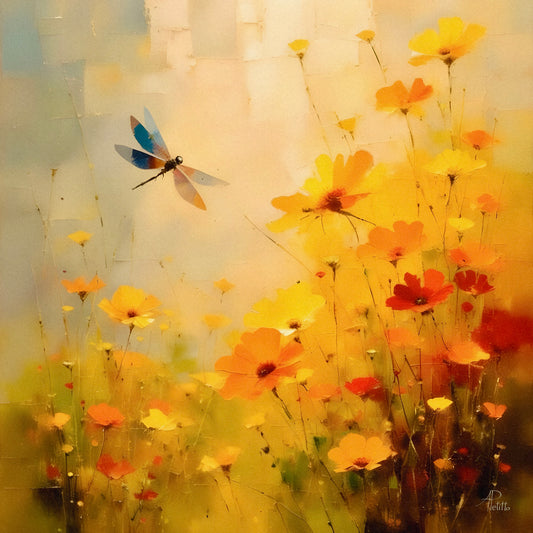 Dragonfly: Limited Edition Wall Art, Brilliant High Quality Print on Rigid Aluminum Panel