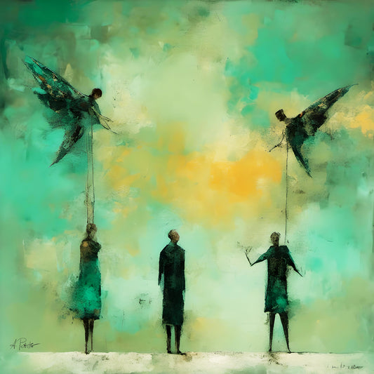 Visitation: Wall Art, Brilliant High Quality Print on Rigid Aluminum Panel