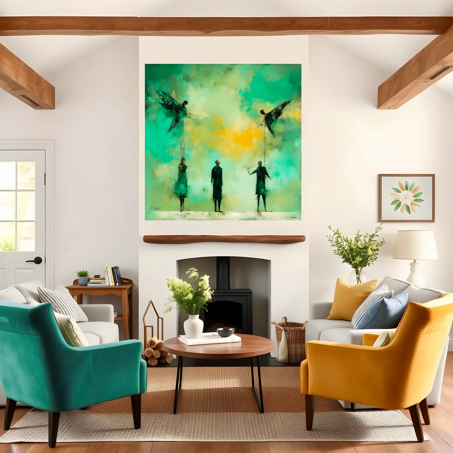 Visitation: Wall Art, Brilliant High Quality Print on Rigid Aluminum Panel
