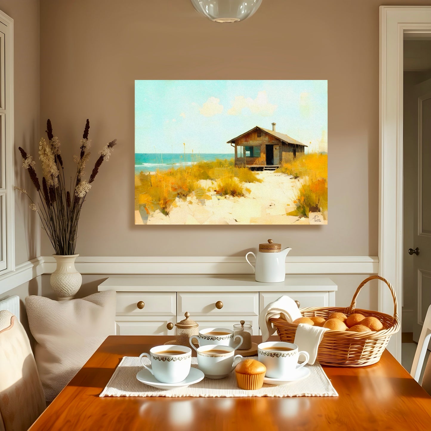 Dune Shack: Limited Edition Wall Art, Brilliant High Quality Print on Rigid Aluminum Panel