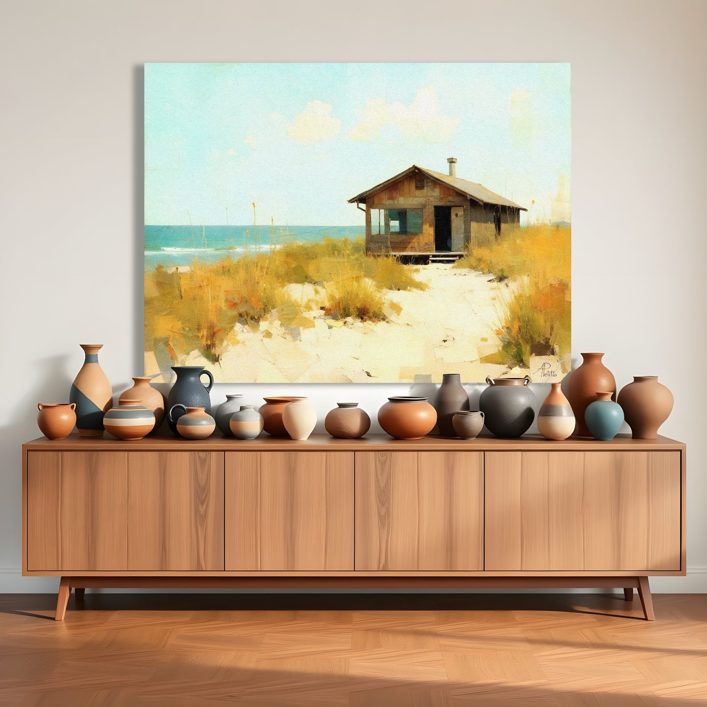 Dune Shack: Limited Edition Wall Art, Brilliant High Quality Print on Rigid Aluminum Panel