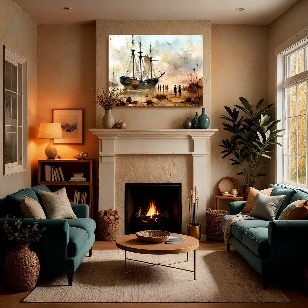 Run Aground : Wall Art, Limited Edition Brilliant High Quality Print on Rigid Aluminum Panel