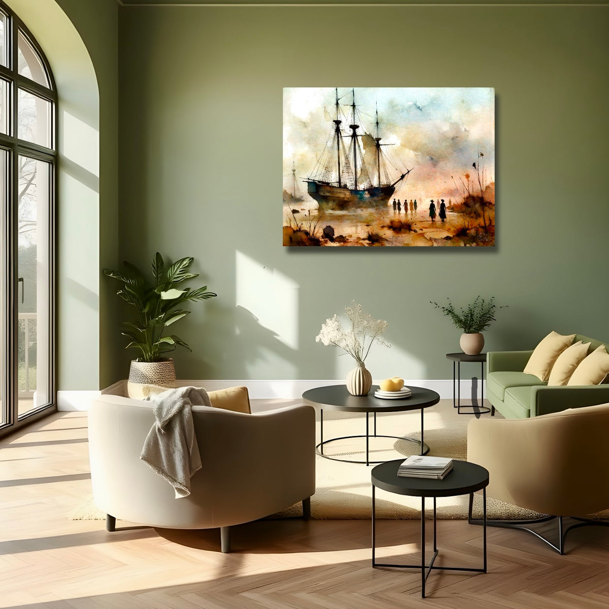 Run Aground : Wall Art, Limited Edition Brilliant High Quality Print on Rigid Aluminum Panel