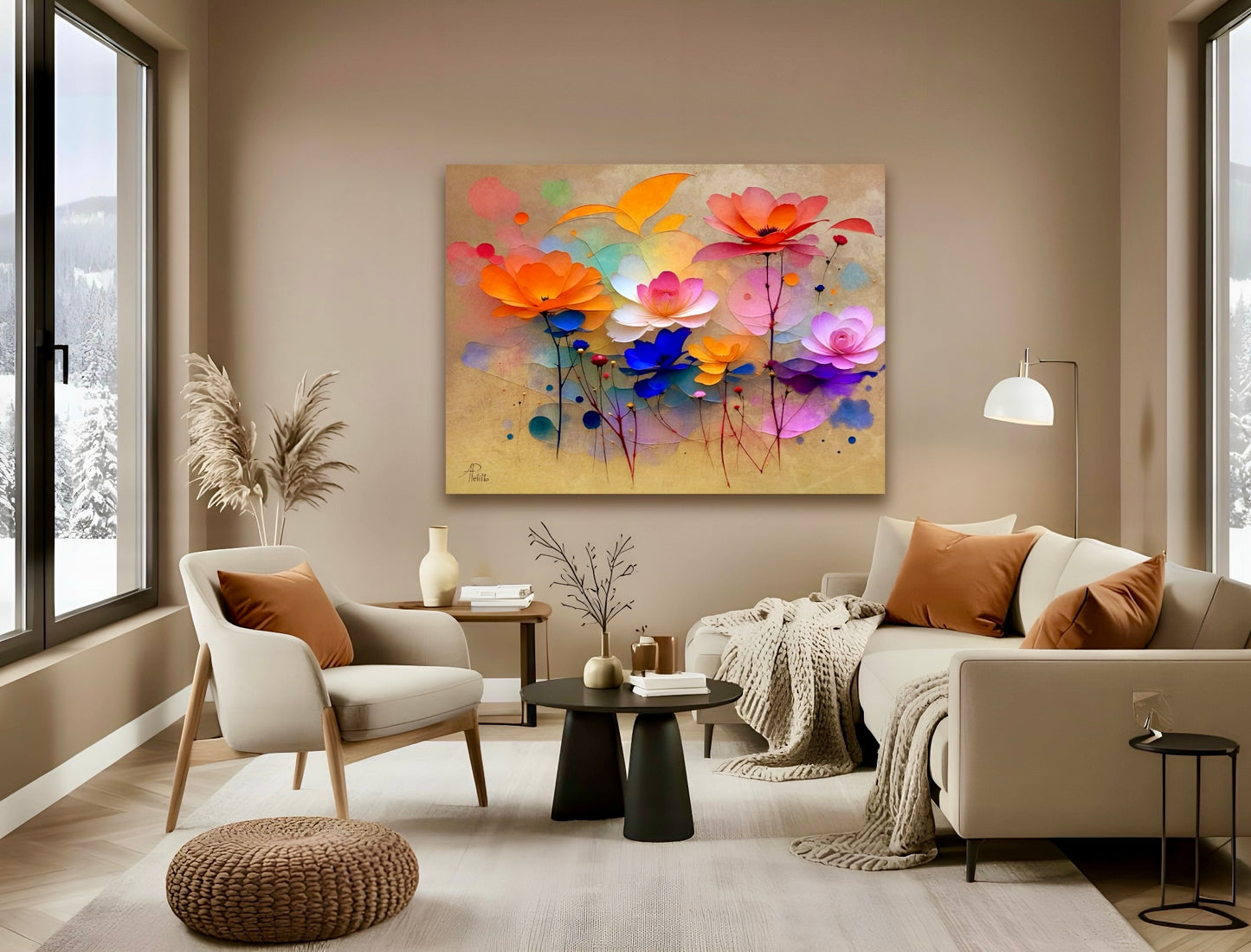 Floating: Limited Edition Wall Art  Print on Rigid Aluminum Panel