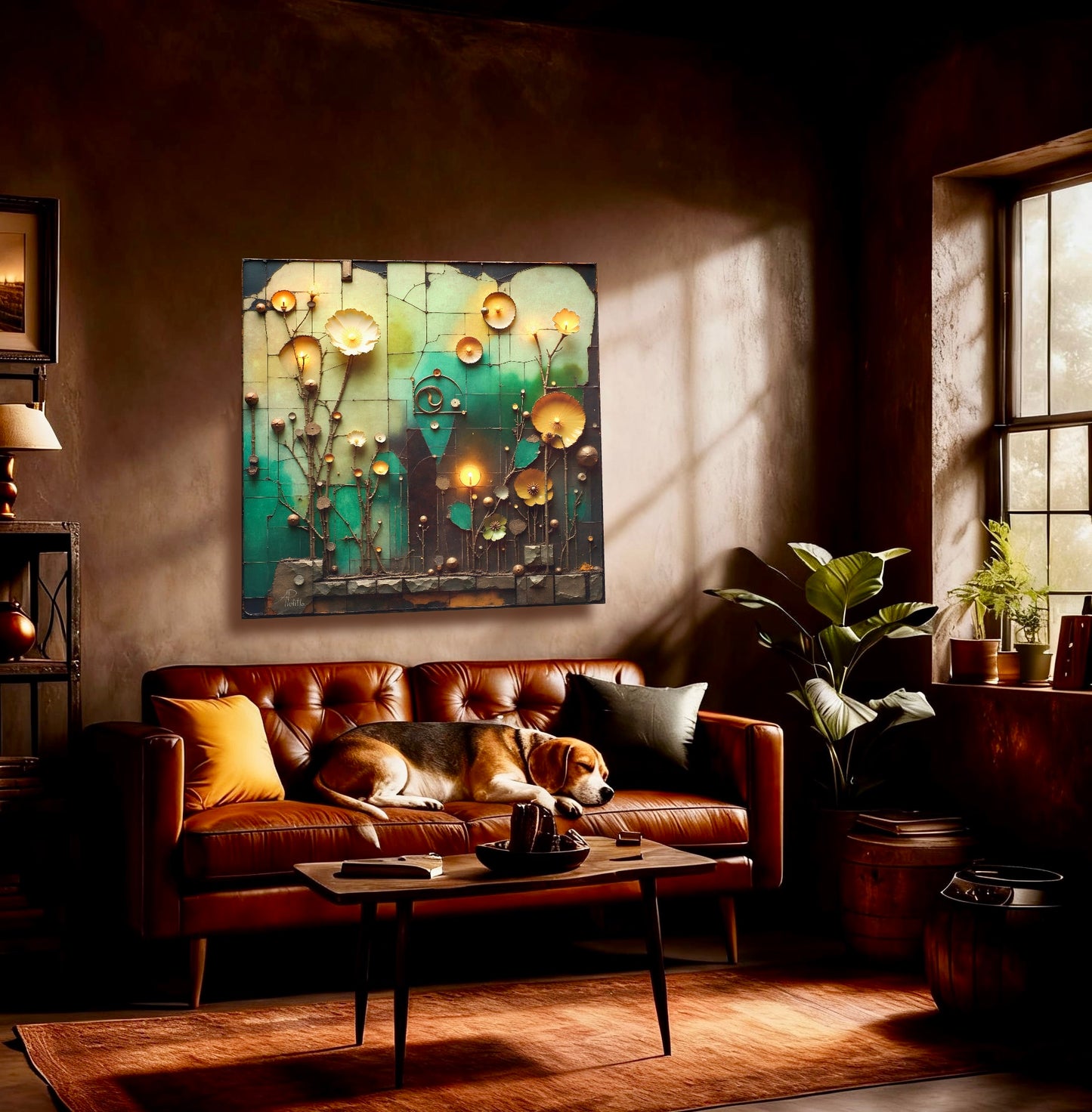 Power Plants: Wall Art, Brilliant High Quality Print on Rigid Aluminum Panel