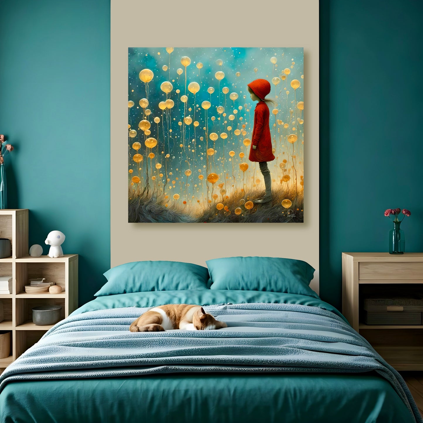 Youthful Dreams : Wall Art, Brilliant High Quality Print on Rigid Aluminum Panel