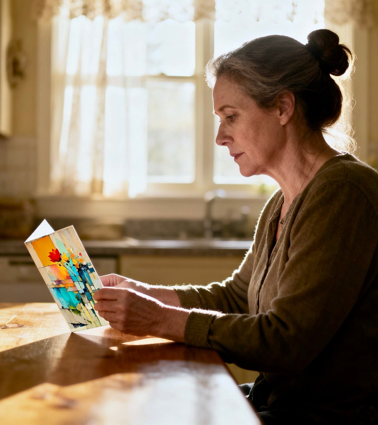 Singular Beauty -  Pack of 10 Blank Greeting Cards – Elegant Minimalism Design