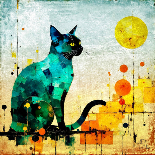 Pensive : Wall Art, Brilliant High Quality Print on Rigid Aluminum Panel