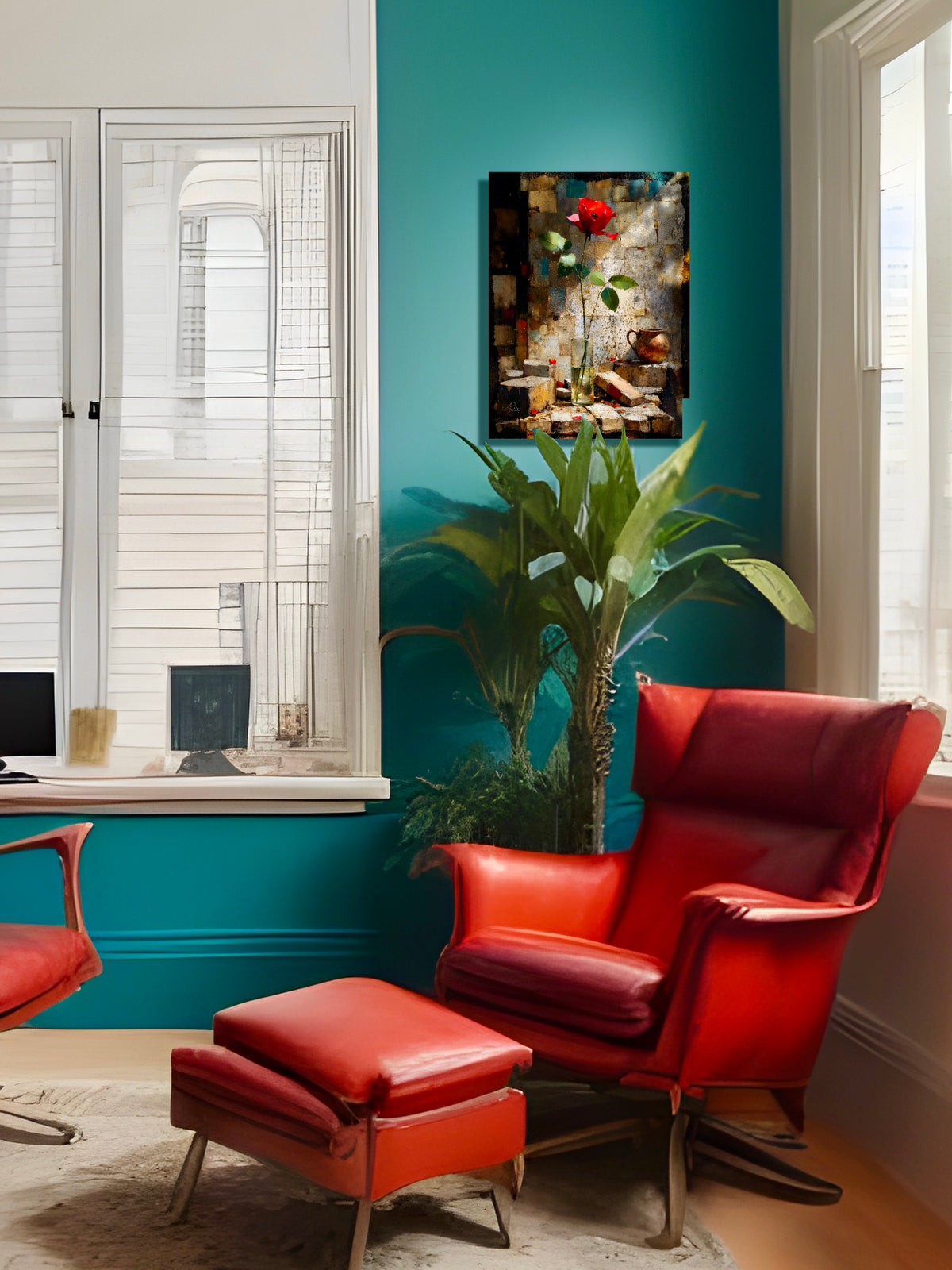 Love Finds a Way : Wall Art, Brilliant High Quality Print on Rigid Aluminum Panel