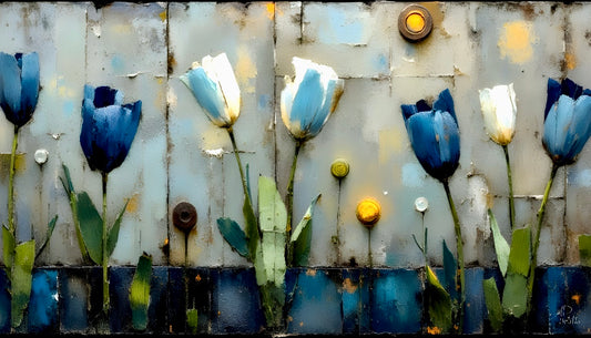 Singing The Blues: Limited Edition Wall Art, Brilliant High Quality Print on Rigid Aluminum Panel