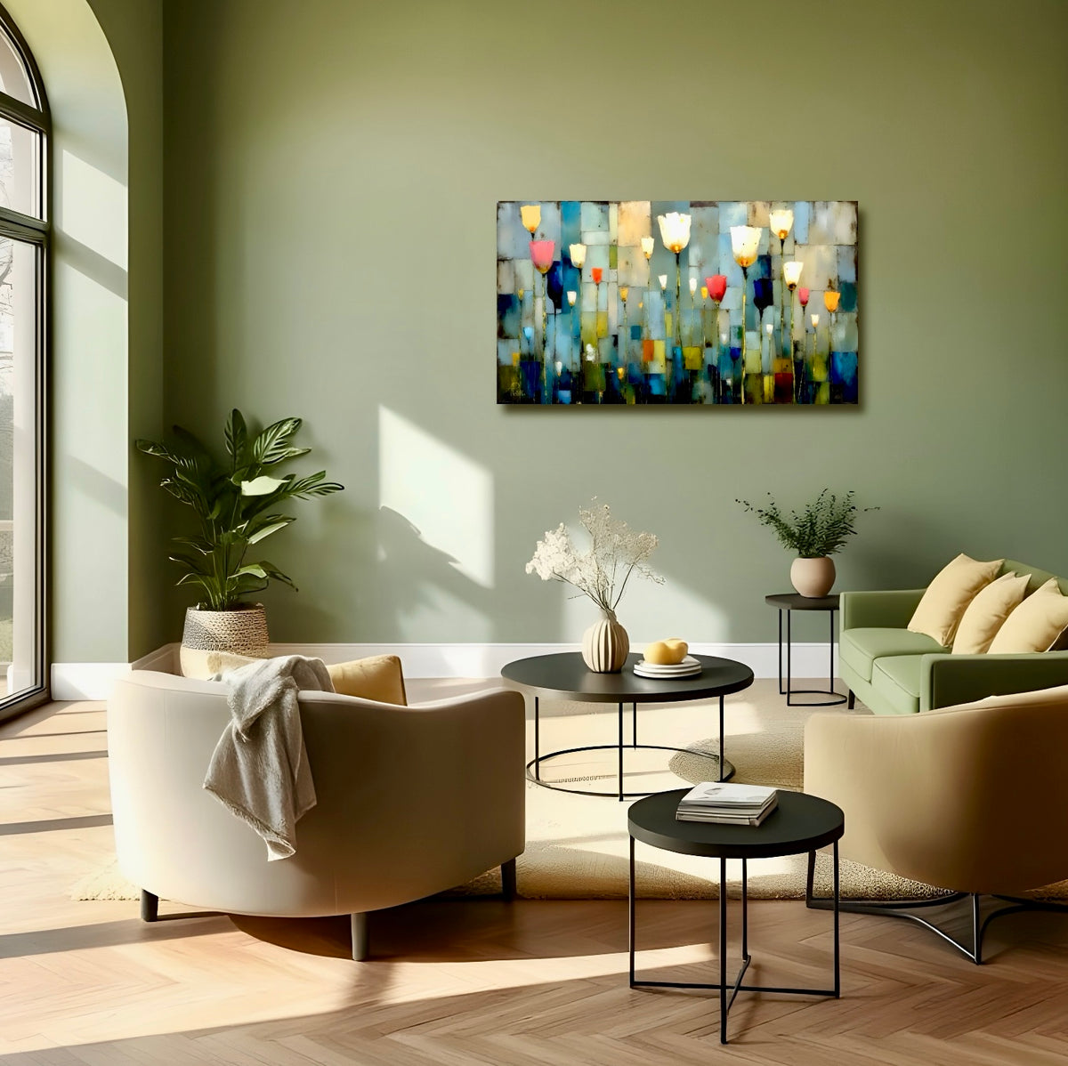 Tulip Dreams: Limited Edition Wall Art, Brilliant High Quality Print on Rigid Aluminum Panel