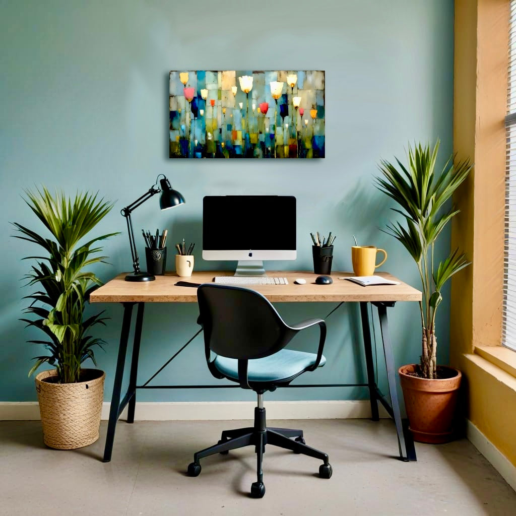 Tulip Dreams: Limited Edition Wall Art, Brilliant High Quality Print on Rigid Aluminum Panel