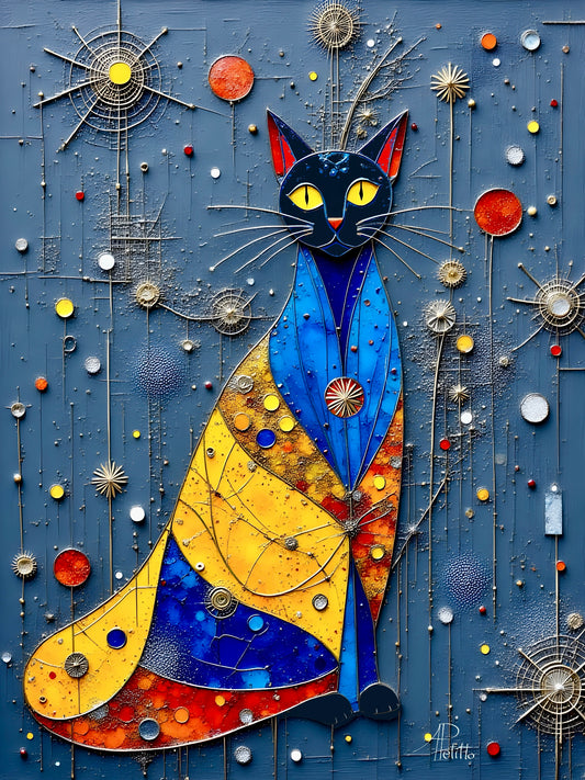 Wizard in the Sky with Diamonds : Wall Art, Brilliant High Quality Print on Rigid Aluminum Panel