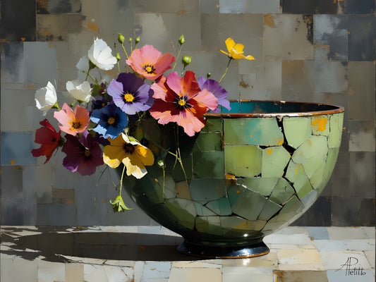 Young and Old: Limited Edition Wall Art, Brilliant High Quality Print on Rigid Aluminum Panel